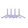 4Pcs/Set Bed Sheet Elastic Grippers Belt Fastener Bed Sheet Clips Mattress Cover Blankets Holder Home Textiles Organize Gadgets (Purple) view 1