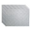 Fasade 18in x 24in Terrain Brushed Aluminum Backsplash Panel 5pk view 1