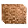 FASDE Terrain Decorative Vinyl 18in x 24in Backsplash Panel in Polished Copper (5 Pack) view 1