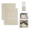 2 Pack Kitchen Sink Mat Drain Pad Protector 10" x 12" Non-Slip Rubber Durable view 1