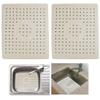 2 Pack Kitchen Sink Mat Drain Pad Protector 10" x 12" Non-Slip Rubber Durable view 3