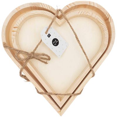 2 100% FSC heartwood trays