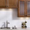 FASDE Terrain Decorative Vinyl 18in x 24in Backsplash Panel in Matte White (5 Pack) view 2