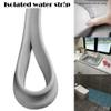 Arinda Bathroom Silicone Water Stopper Strip Water Barrier Dam Dry Wet Separation view 2
