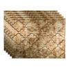 FASDE Monaco Decorative Vinyl 18in x 24in Backsplash Panel in Bermuda Bronze (5 Pack) view 1