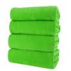 Beach Towels Over-Sized 34x70 Solid Color (4 per Pack) Lime Green Terry Velour Beach Towel. Made with 100% Cotton Weighing at 19.0 lbs per doz. Why Settle for polyester get the real thing! view 2