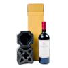 EPE USA Universal Single Bottle Wine Shipping Box - 1 Pack - All-in-One Protective Shipper with High Recycled PE Foam - Eco-Friendly, Recyclable, Secure Wine Packaging view 1