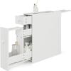 Home Furnishing Plaza (8.7 x 17.7 x 24.8 inches Bathroom with Narrow Cabinet Shelf Floor Cabinet Multifunctional Bathroom Storage Organizer Rack Stand MITPATY view 1