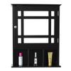 Single Door Three Compartment Storage Bathroom Cabinet - Grey-Brown Modern Storage Cabinet, Kitchen Cupboard, Entryway Storage Cabinet MITPATY MITPATY view 1