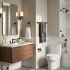 Designers Impressions Eclipse Series 4 Piece Oil Rubbed Bronze Bathroom Hardware Set: MBA8200-4 view 2