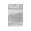 AwePackage 12 oz Resealable Zipper Box Pouch Coffee Bag with valve - Flat Bottom Pull Tab (50, Matte White Wide) view 3