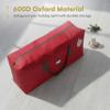 HOLIDAY SPIRIT Heavy Duty Christmas Tree Storage Bag - Waterproof 600D Oxford Canvas with Reinforced Handles and Dual Zipper for 9 Ft Tree, Red Christmas Tree Bag for Dust and Moisture Protection view 4