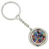 Glass Of Venice Murano Glass Millefiori Disk Keychain - Multicolor view 1