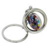 Glass Of Venice Murano Glass Millefiori Disk Keychain - Multicolor view 4