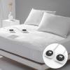 King Size Electric Heated Mattress Pad - Bed Warmer with Memory & Preheat Functions, 12 Heat Settings Dual Control for 1-12 Hours Auto Off, Lighted Button view 1