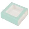 100 PK, Aqua Slide Open Candy Box Sleeve, 5.75 x 5.75 x 1" for Sweet Desserts, Made in USA view 1