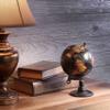 Better Homes Decorative Table Top Globe Whimsical Decor Table Top Statue Wood Stand Designed view 2