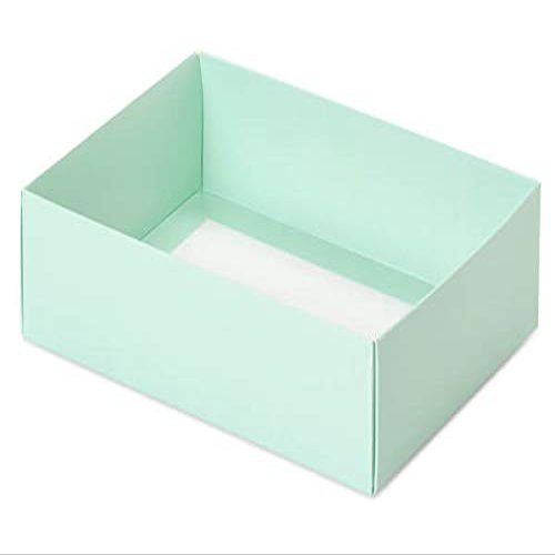 100 PK, Aqua Slide Open Candy Box Base, 6.5 x 4.75 x 2" for Candy Or Small Gifts