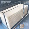 Acrylic Paper Towel Holder (5mm Acrylic) Paper Towel Dispenser Countertop-Bathroom, Kitchen (10.75W x 4.125D x 5H) Napkin Holder-Tri-fold Disposable Napkins Home, Restaurant view 2