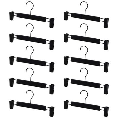 Cabilock 10pcs Adjustable - Pants Hangers for Convenient Underwear Storage Versatile Household Coat Rack Space-Saving Design for Wardrobe and Bathroom Use