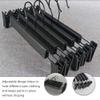 Cabilock 10pcs Adjustable - Pants Hangers for Convenient Underwear Storage Versatile Household Coat Rack Space-Saving Design for Wardrobe and Bathroom Use view 4