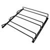 Abcsea 1 Piece Wine Glass Rack Under Cabinet, Stemware Rack Black, Wine Glass Holder, Goblet Wine Rack With Screws, 30cm 3 Rows view 2