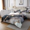 Black Marble Bedspreads Queen,Black and Grey Marble Coverlet Set Men Teens Boys Modern Gray Orange Abstract Art Tie Dye Quilt Set Gothic White Gold Marble Bedding Set Soft Durable view 3