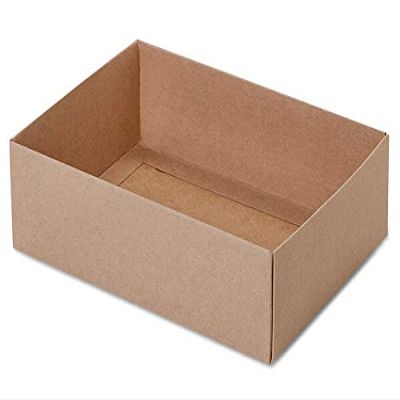 100 PK, Kraft Slide Open Candy Box Base, 6.5 x 4.75 x 2" for Candy Or Small Gifts