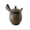 Yamaki Ikai Black Mud Brim Double Double Full Stamp Flower Tea Pour [Parallel Import] view 1
