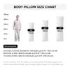 Acanva Fluffy Bed Sleeping Side Sleeper Body Pillow Insert, Extra-Long 20 x 72, White view 2