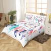 Feelyou Dreamcatcher Duvet Cover Boho Dream Catcher Bedding Set Bohemian Style Comforter Cover for Girls Children Women Bedroom Decor Floral Flowers Hippie Feather Bedspread Cover King Size 3Pcs view 2