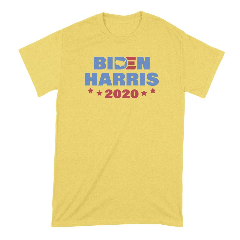 Biden Harris Shirt Joe Biden 2020 Tshirt Kamala Harris T Shirt Byedon Tee Yellow