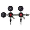 Kegco 3PLHU5NDB Nitrogen Regulator, Two Product, Chrome view 1