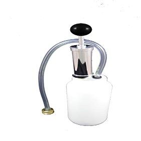 Bev Rite Beer Line Cleaning Pump Jar, Small, Clear