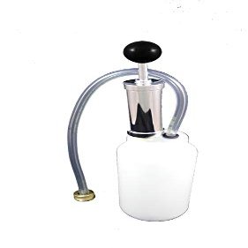 Bev Rite Beer Line Cleaning Pump Jar, Small, Clear