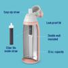 Brita Stainless Steel Premium Filtering Water Bottle, BPA-Free, Reusable, Insulated, Replaces 300 Plastic Water Bottles, Filter Lasts 2 Months or 40 Gallons, Includes 1 Filter, Rose - 32 oz view 3