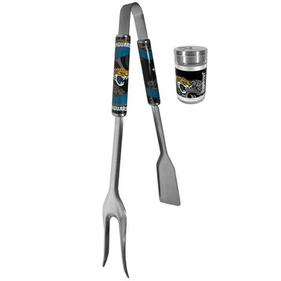 Siskiyou Sports NFL Jacksonville Jaguars Unisex 3 in 1 BBQ Tool and Salt & Pepper Shaker, Team Colors, One Size