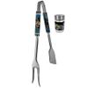 Siskiyou Sports NFL Jacksonville Jaguars Unisex 3 in 1 BBQ Tool and Salt & Pepper Shaker, Team Colors, One Size view 1