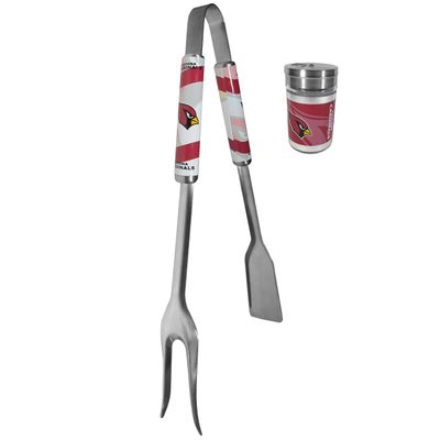 Siskiyou Sports NFL Arizona Cardinals Unisex 3 in 1 BBQ Tool and Salt & Pepper Shaker, Team Colors, One Size