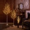 LITBLOOM Lighted Birch Twig Tree with Fairy Lights 4FT 200 LED 6FT 330 LED Lights for Indoor Outdoor Home Christmas Easter Ramadan Decoration view 3