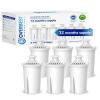 Overbest 7006 Pitcher Water Filter, Replacement for Brita Filter, Brita Pitchers and Dispensers, Classic 35557, OB03, Mavea 107007, and More, NSF Certified, 6 Pack view 1