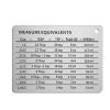 Magnetic Kitchen Conversion Chart Endurance Stainless Steel Refrigerator Magnet Magnetic Kitchen Measurement Conversion Chart for Cups Tablespoons Teaspoons Fluid Oz Milliliters view 1