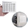 Magnetic Kitchen Conversion Chart Endurance Stainless Steel Refrigerator Magnet Magnetic Kitchen Measurement Conversion Chart for Cups Tablespoons Teaspoons Fluid Oz Milliliters view 4