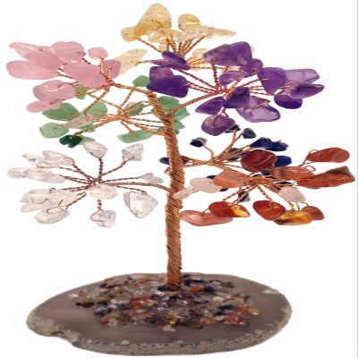 Mina Heal Healing Crystals Tree/Bonsai Tree for Home Decor, Room Decor and Office Desk, Spiritual Gifts for Energy Healing, Good Luck Gifts for Wealth & Prosperity, and Decorative Home Accessories