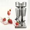 Double Head Commercial milk shaker Machine Stainless Steel Mixing Cup Drink Mixer 110V 18000RMP Ice Cream Maker Milkshake Juicers for Milk, Ice Cubes Suitable in Commercial or Family (2 Head) view 1
