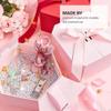 Cabilock Elegant Hexagonal Storage Case Paper Material Box Lid for Birthday Wedding Party view 4