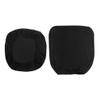 FORCHEER Desk Chair Cover Black Jacquard Stretch Office Chair Covers Two Piece for Split Office Chairs Water Resistant Washable view 4