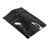 MITOB 100 Pack 3.1x4.7 inch Mylar Bags for Zip Reusable Aluminum Foil Lock Package Bag Candy DIY Chocolate Coffee Nut Food Long Term Storage Zipper Lock Packaging Bag with Tear Notch (Black) view 2