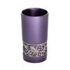 Yair Emanuel | Good Girl Yalda Tov Child Kiddush Cup Goblet | with Metal Cut-Out | Judaica (Purple) YTA-4 view 3