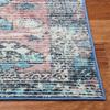 SAFAVIEH Washable Rug Journey Collection - Large - 7'9" x 10', Pink & Blue, Slip Resistant & Easy Cleaning, Ideal for Living Room, Bedroom, Dining Space (JNY148U) view 3